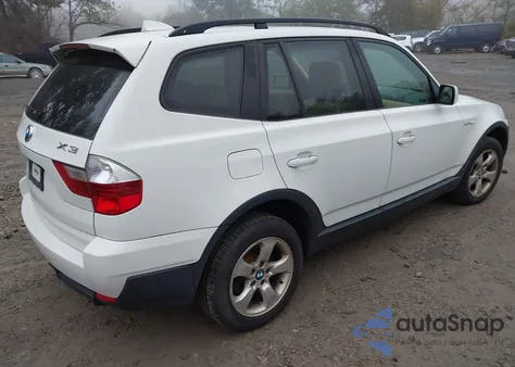 2007 BMW X3 3.0Si z USA, uszkodzony, nr VIN WBXPC93487WJ00995